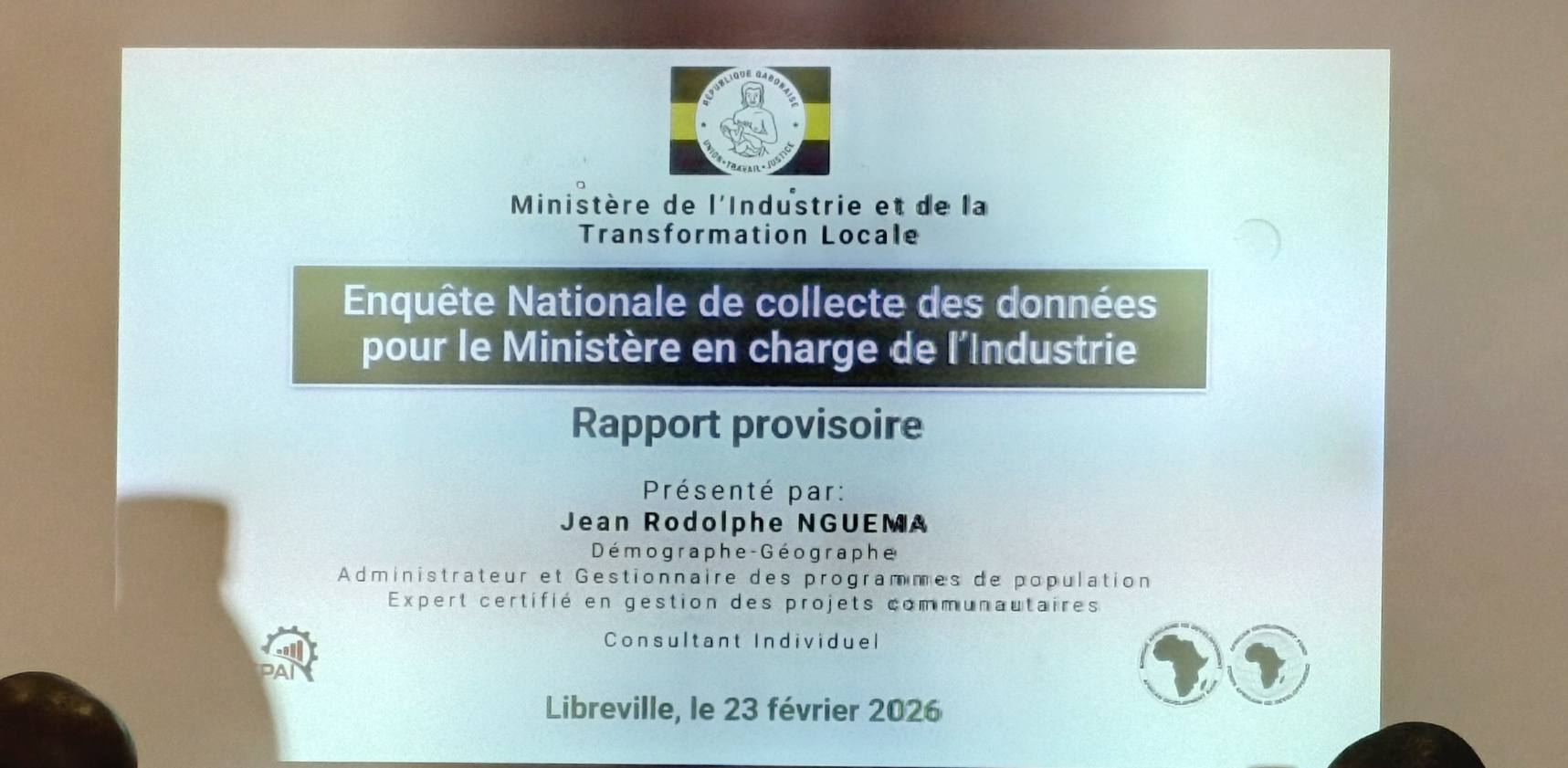 Lecture du Document Provisoire de l&rsquo;Enquête Nationale de Collecte de Données